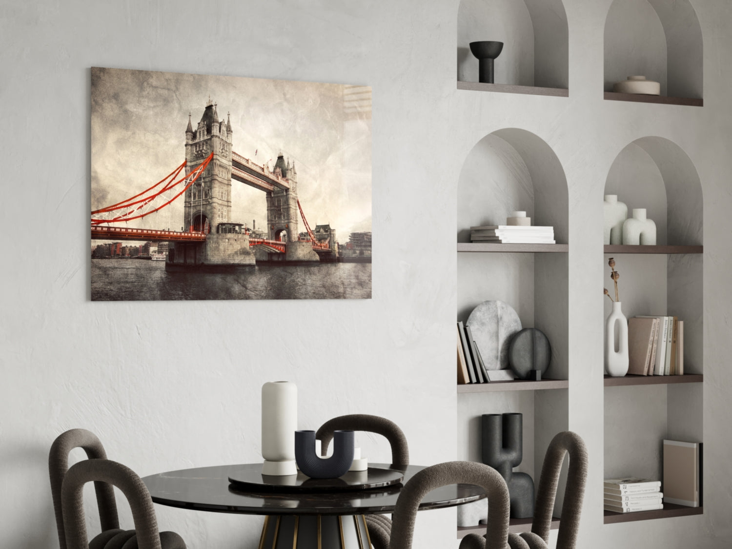Tower Bridge Glass Wall Art