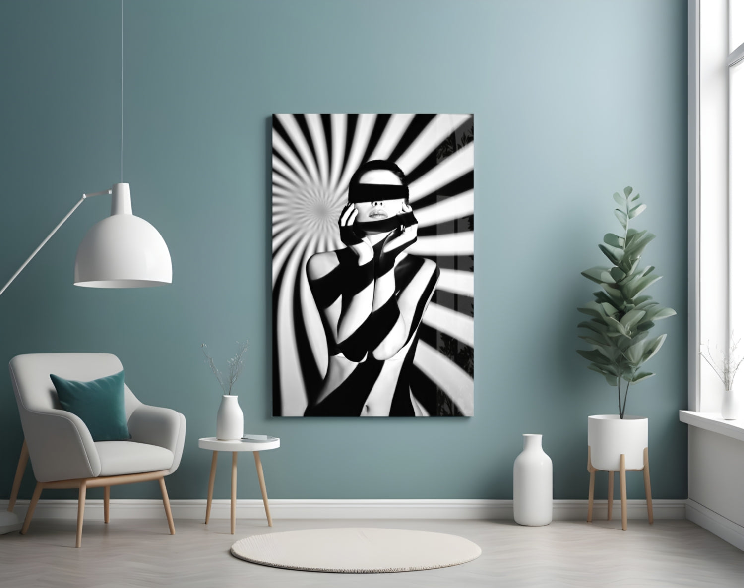 Censored Glass Wall Art