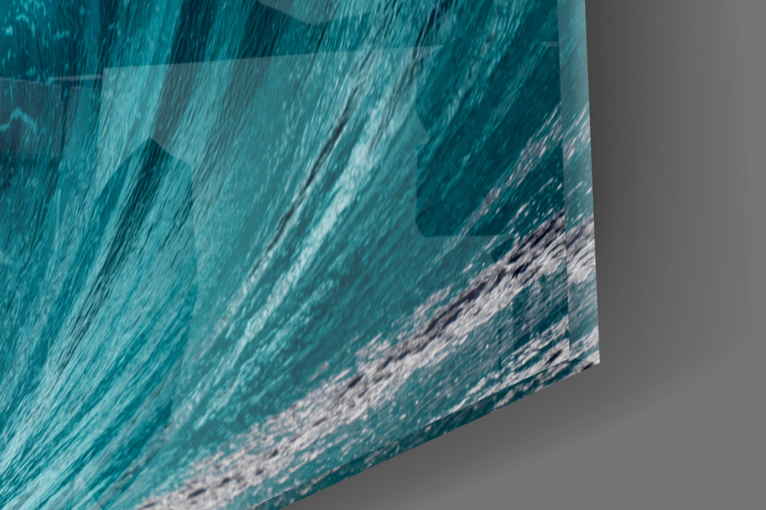 Wave Glass Wall Art