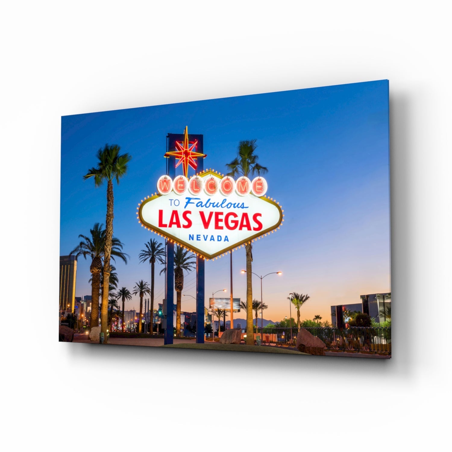 Vegas Glass Wall Art