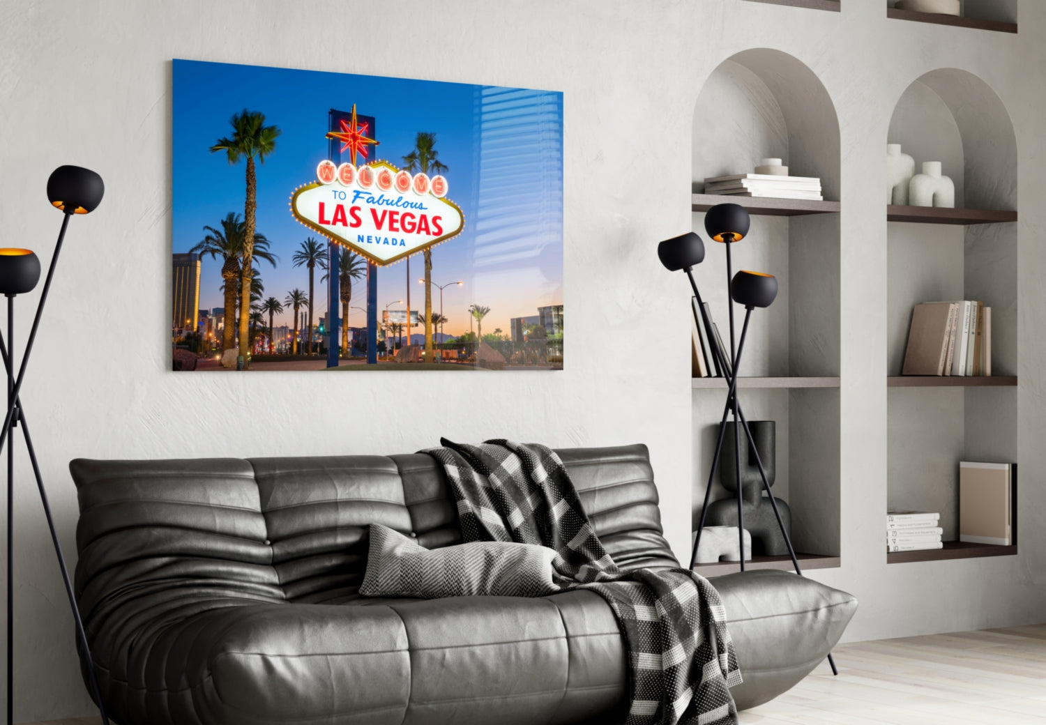Vegas Glass Wall Art