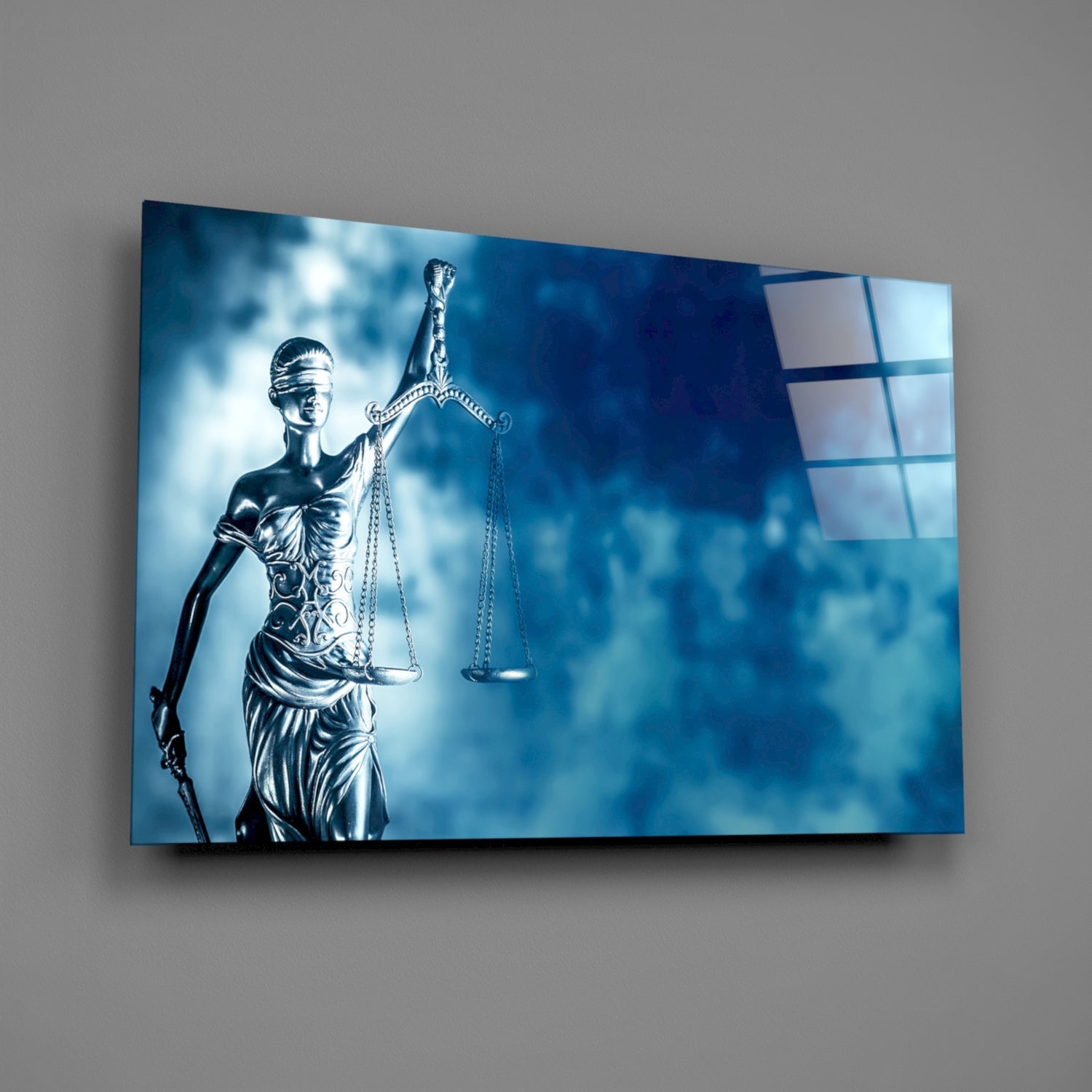 Landscape Of Justice Glass Wall Art
