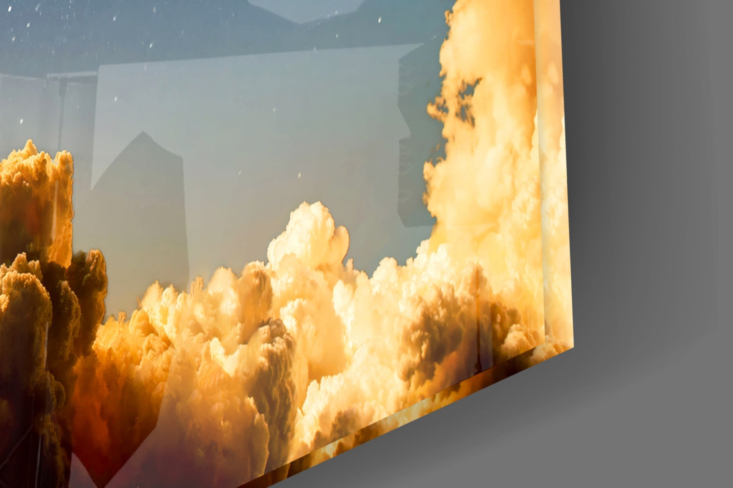 Journey To Space Glass Wall Art