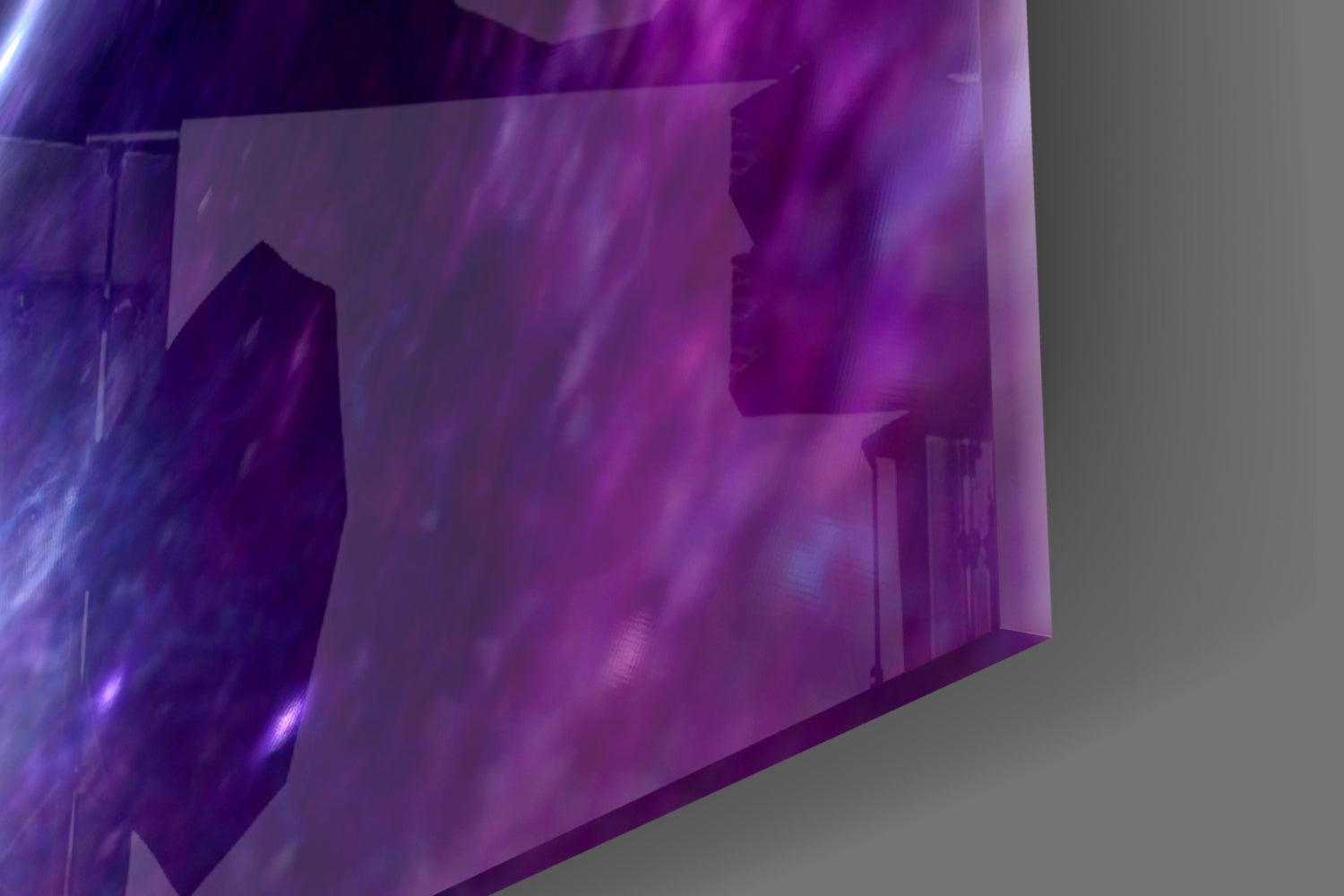 Space Helix Glass Wall Art