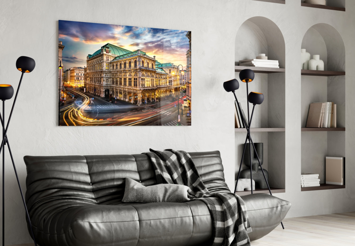 Vienna State Opera Glass Wall Art
