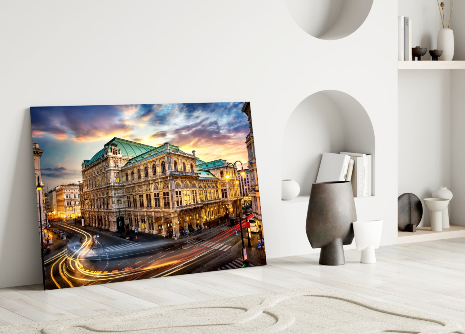 Vienna State Opera Glass Wall Art