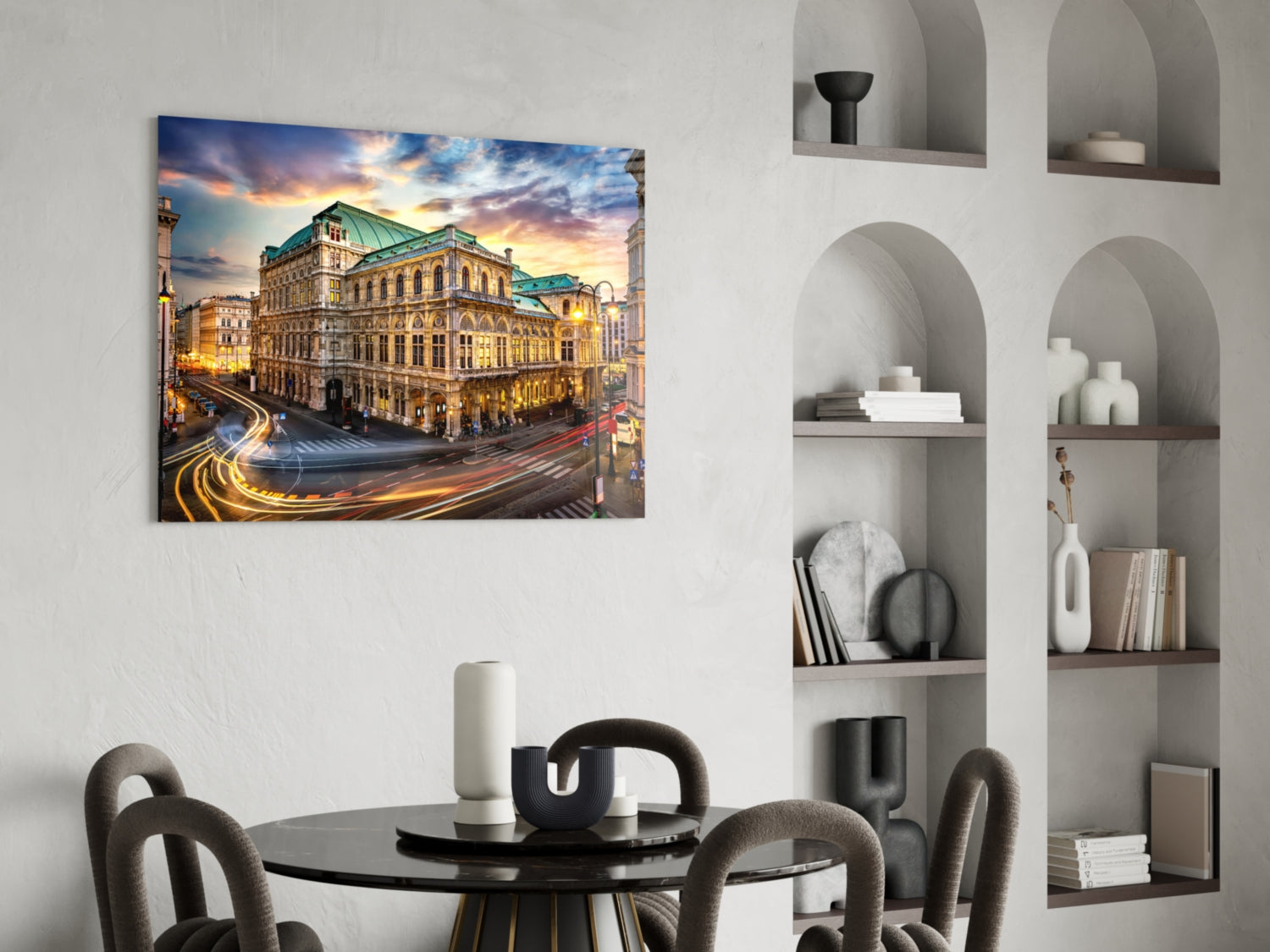 Vienna State Opera Glass Wall Art