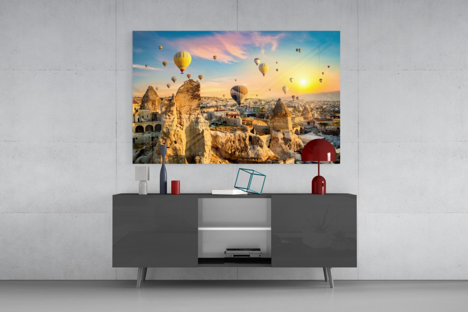 Cappadocia Glass Wall Art