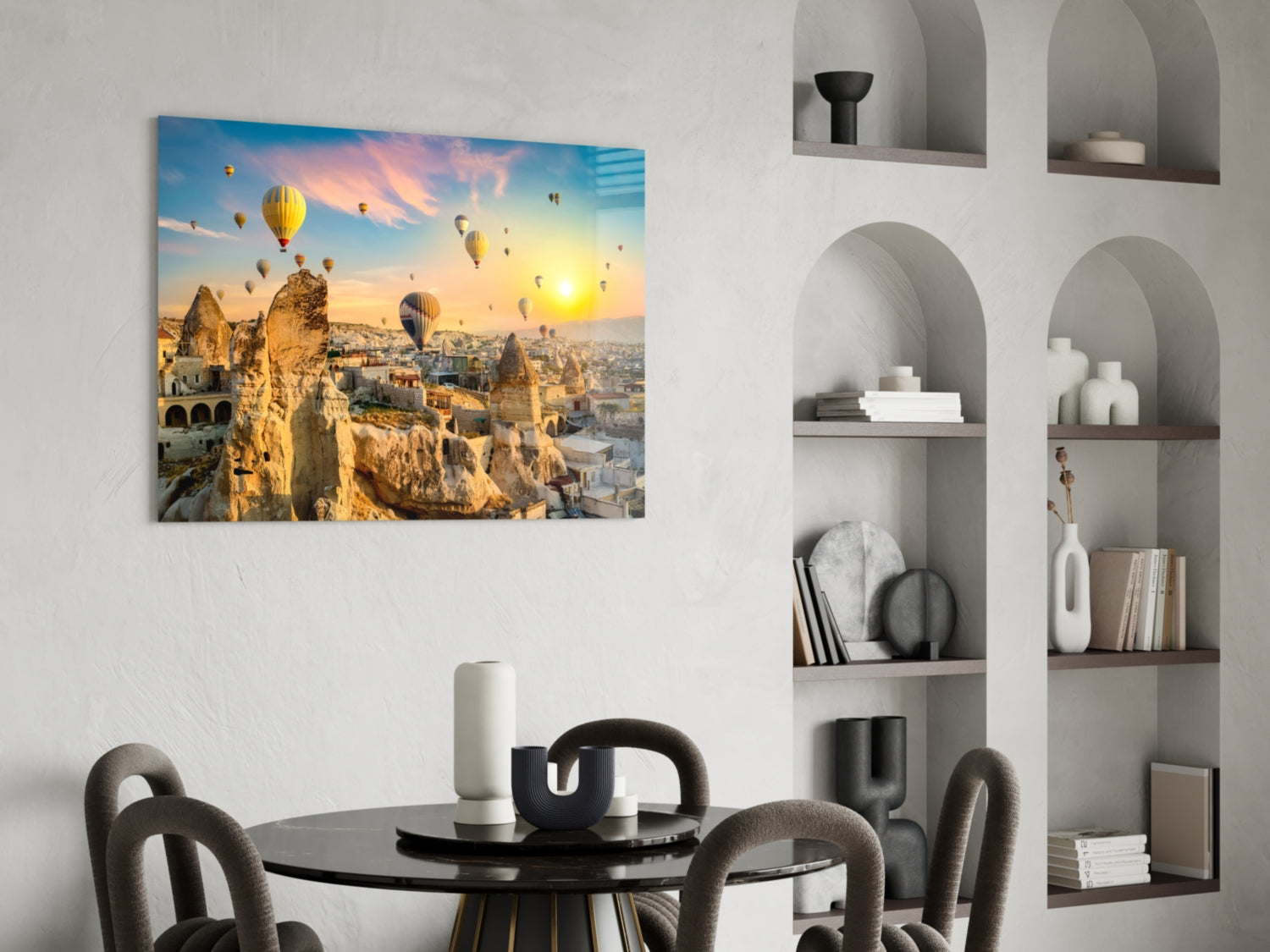 Cappadocia Glass Wall Art