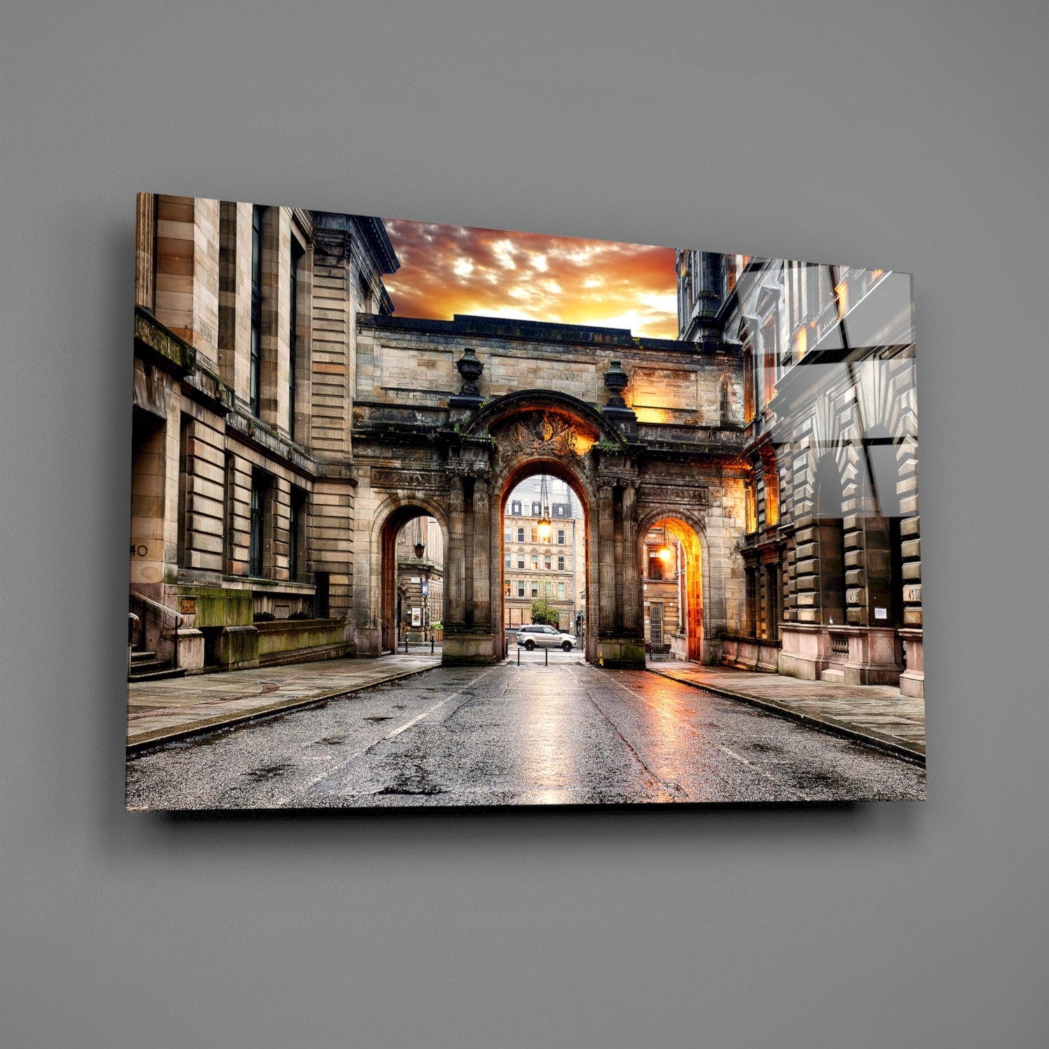 George Square Glass Wall Art