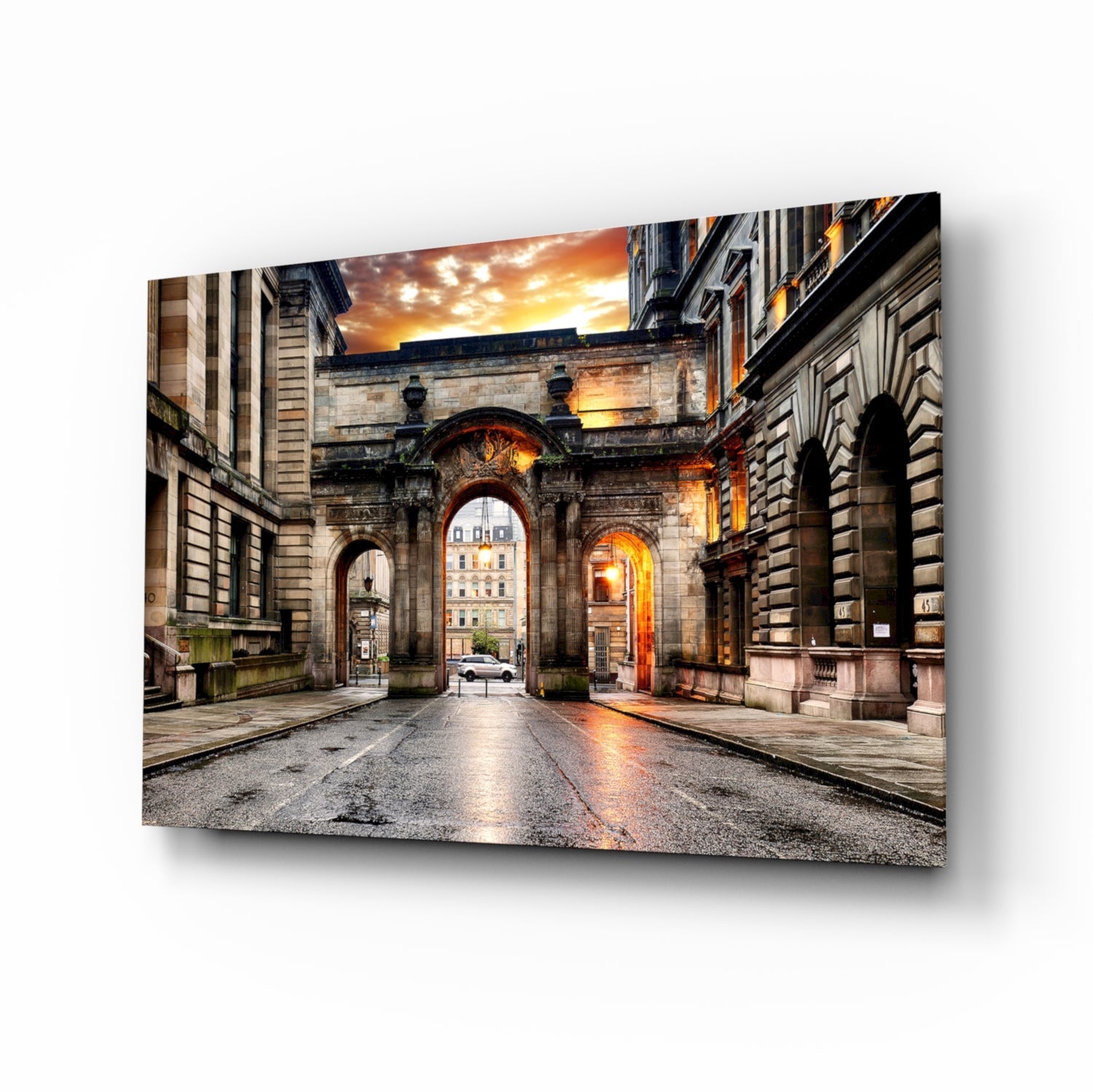 George Square Glass Wall Art