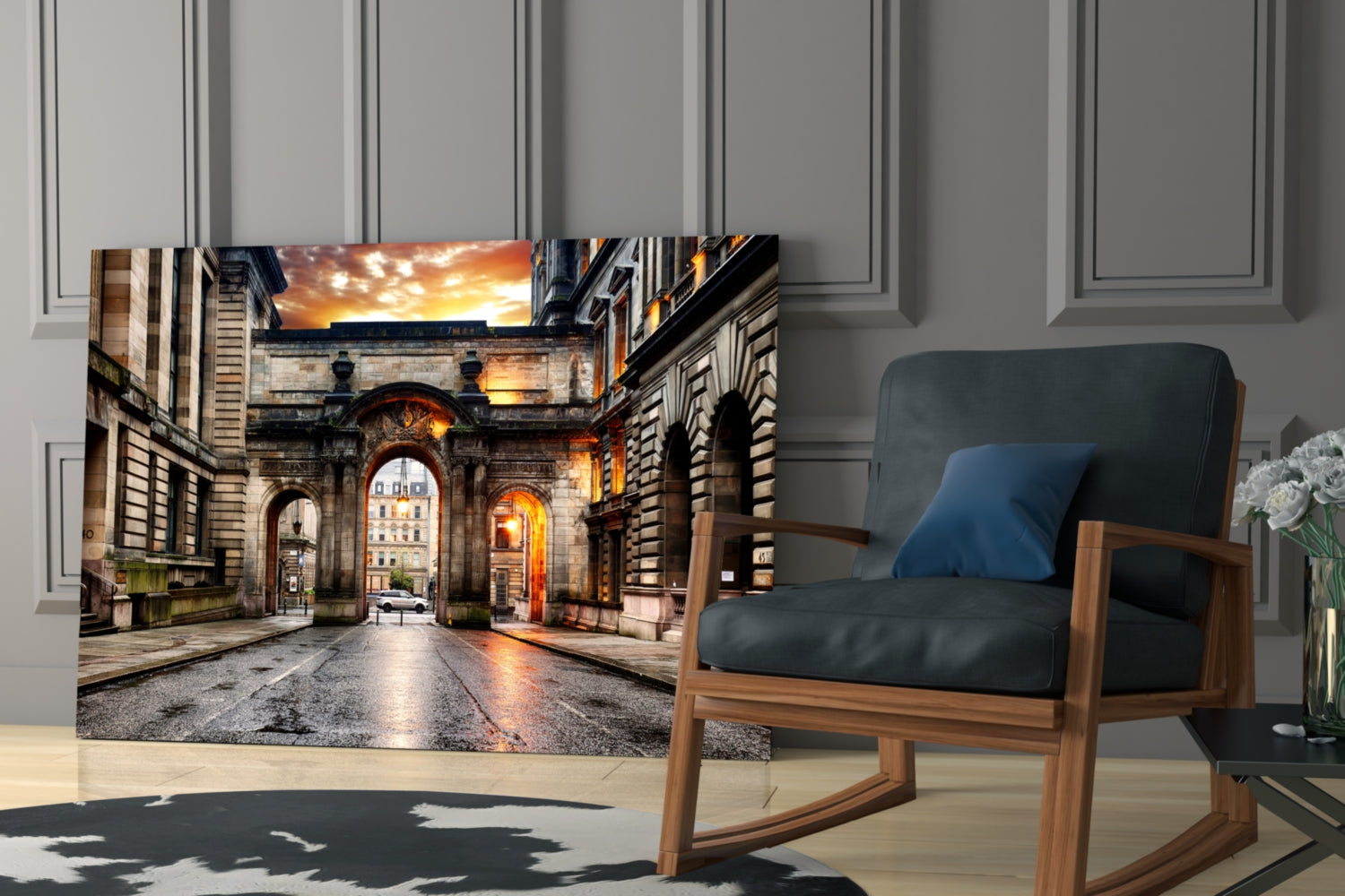 George Square Glass Wall Art