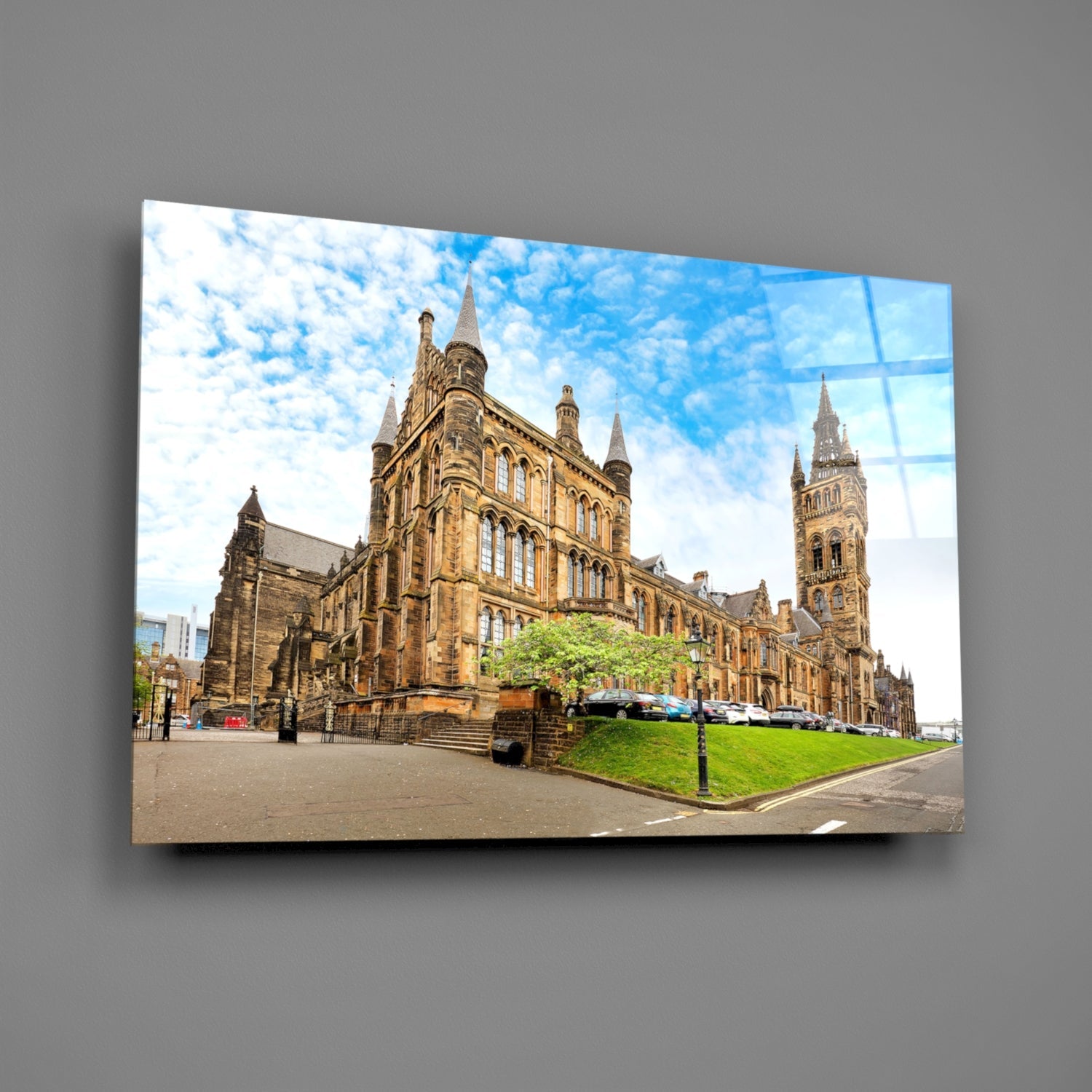 University Of Glasgow Glass Wall Art