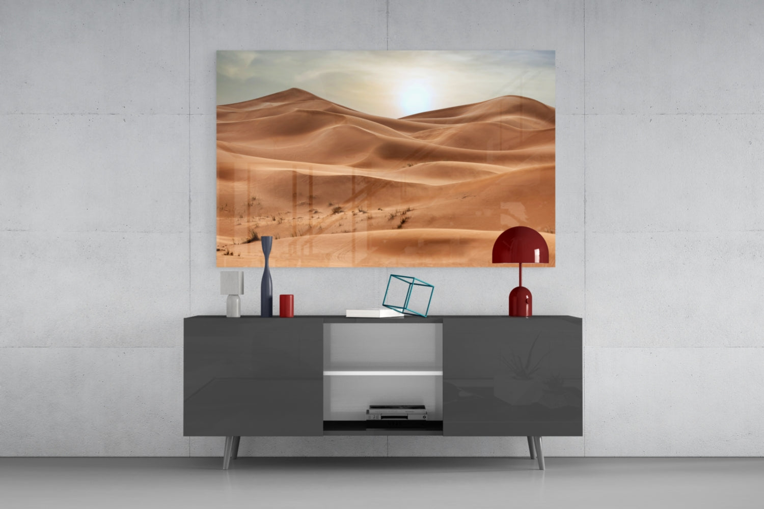 Desert View Glass Wall Art