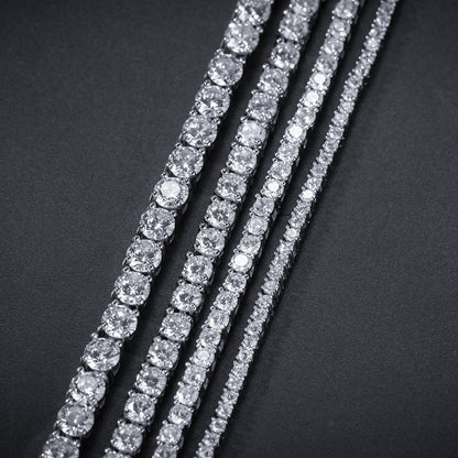 Hip-Hop Zircon Tennis Bracelet