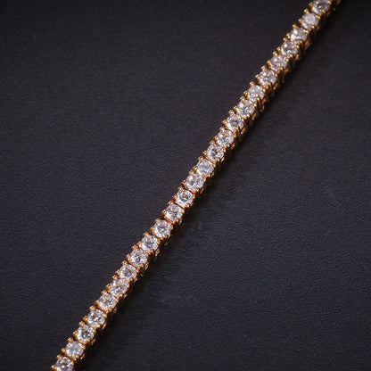 Hip-Hop Zircon Tennis Bracelet