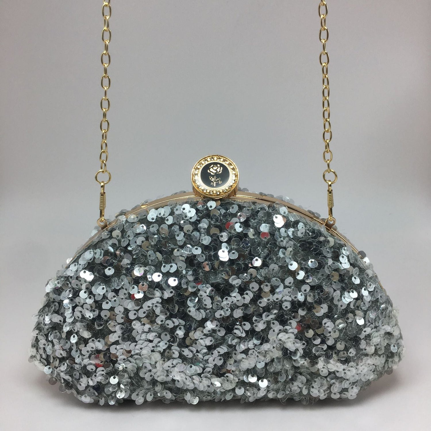 Sequined laser iridescent multi-color fashionable cosmetic bags