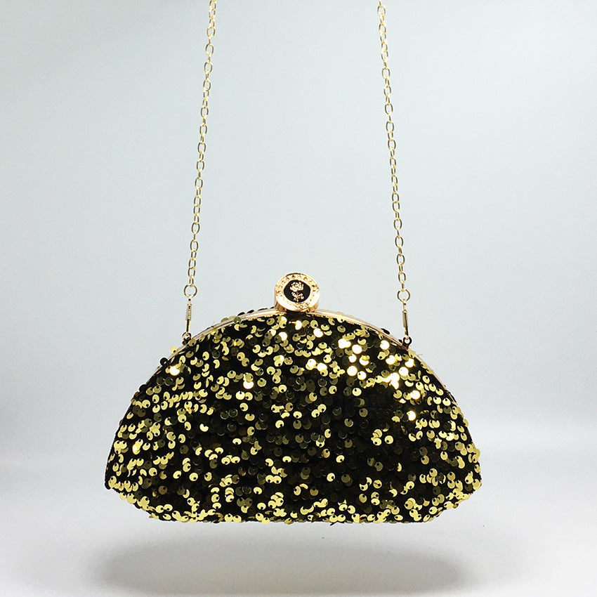 Sequined laser iridescent multi-color fashionable cosmetic bags
