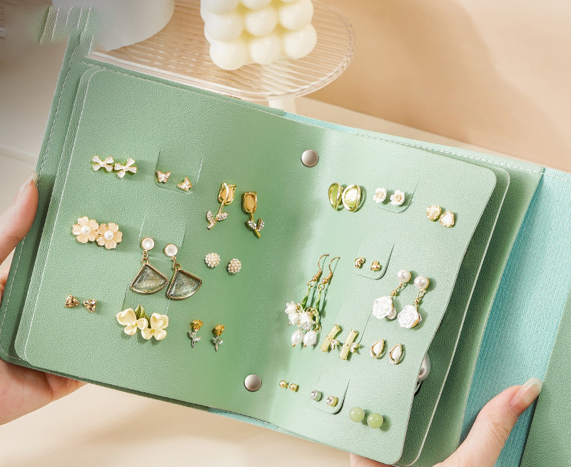 travel portable earring storage jewelry bag