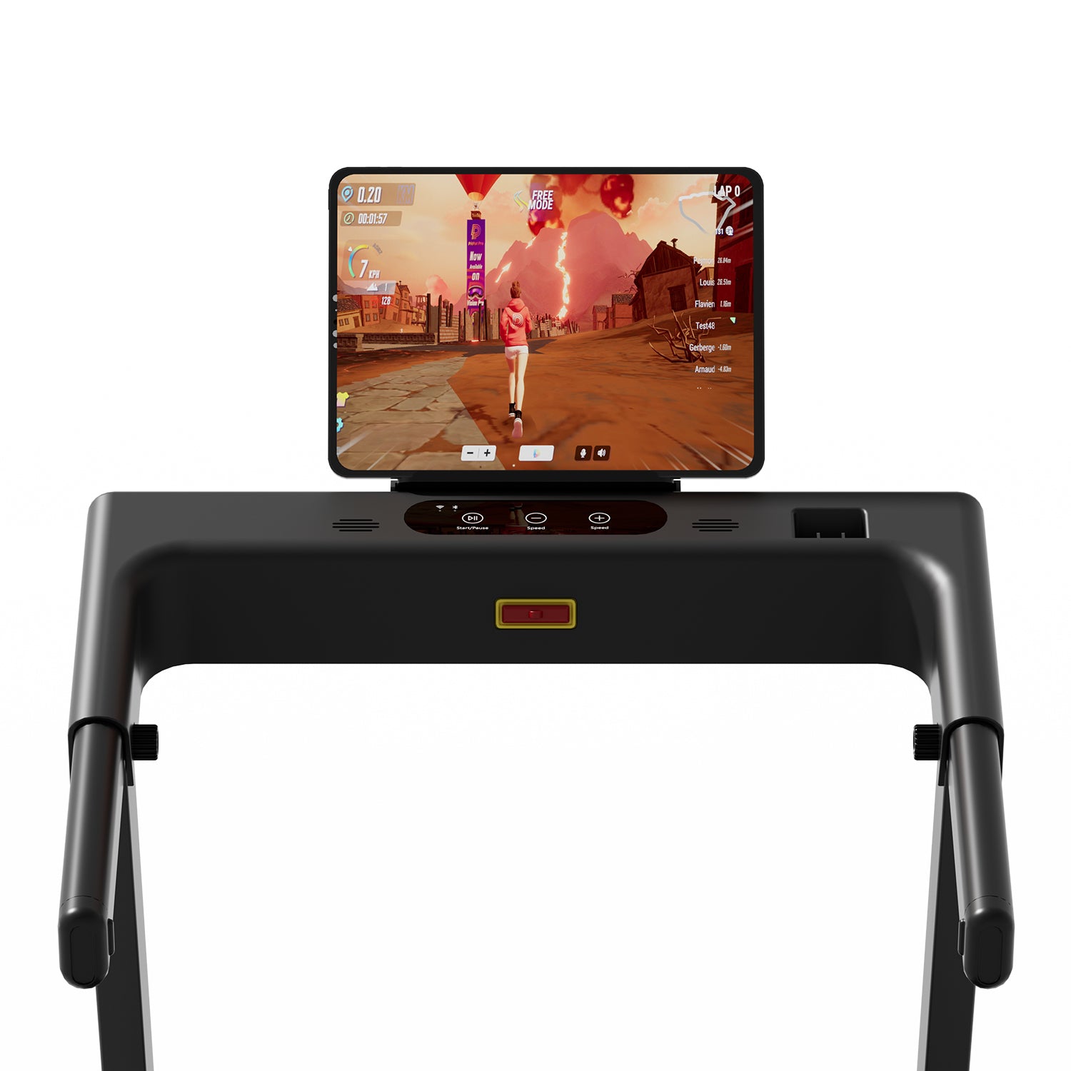 DeerRun All-New 2026 A1 Pro Move+ Smart Foldable Treadmill with 6% Incline &amp; NFC | 350 lbs, 10 mph, Black