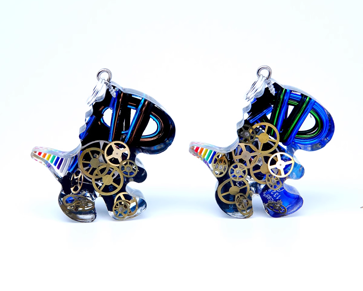 Original Cyberpunk Little Dinosaur Delicate High Design Couple Necklace