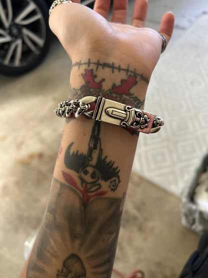 Retro domineering bracelet hip-hop personality men&
