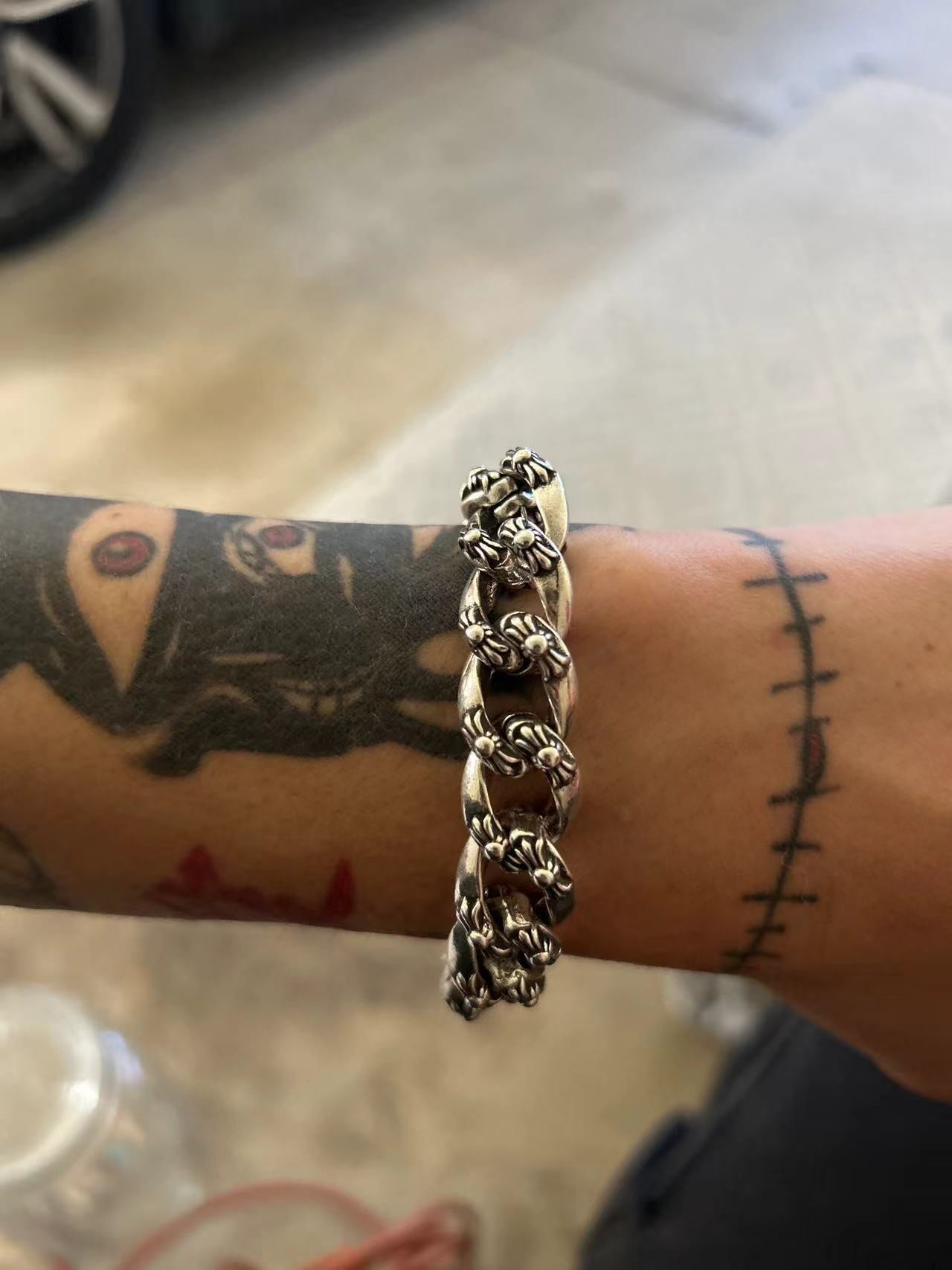 Retro domineering bracelet hip-hop personality men&