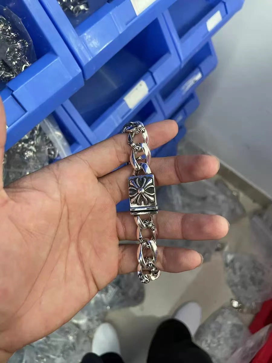 Retro domineering bracelet hip-hop personality men&