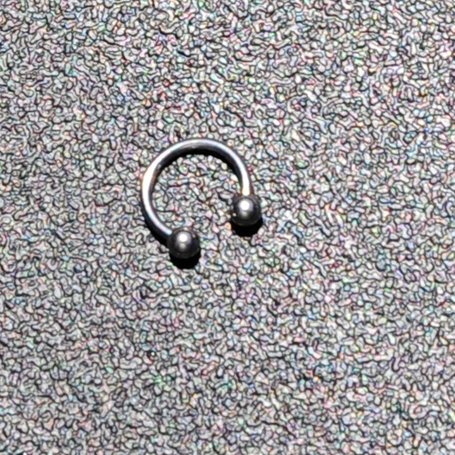 16G 5/16 Stainless Steel Horseshoe Circular Barbell