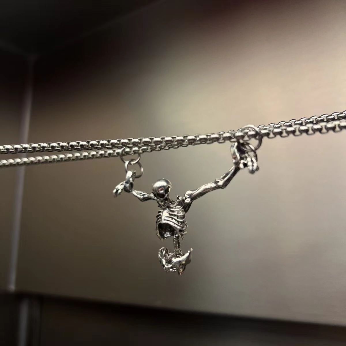 Halloween skull pendant