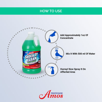Professor Amos Shock It Clean Concentrate 64oz.
