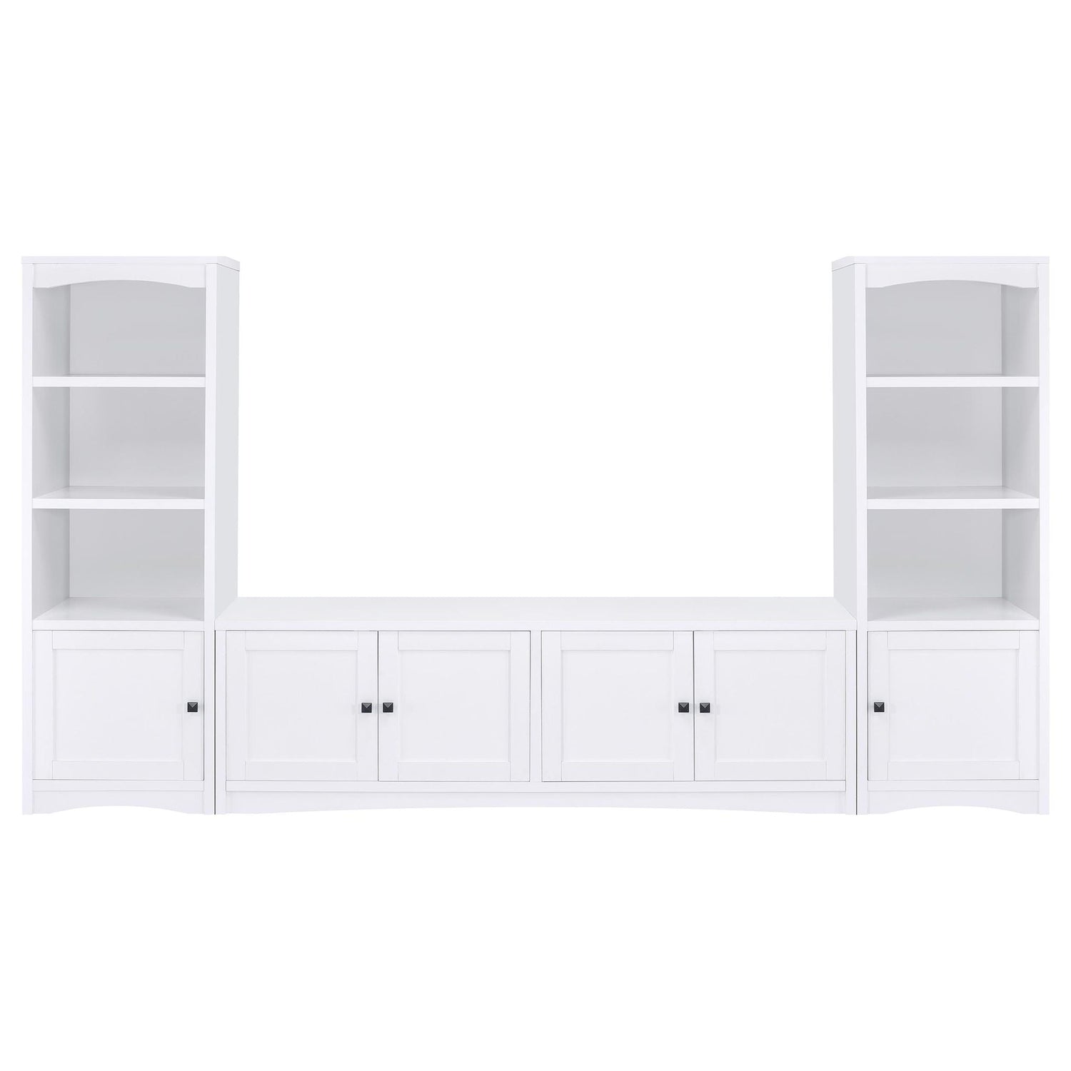 Laughlin 3-piece Entertainment Center TV Stand White