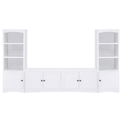 Laughlin 3-piece Entertainment Center TV Stand White