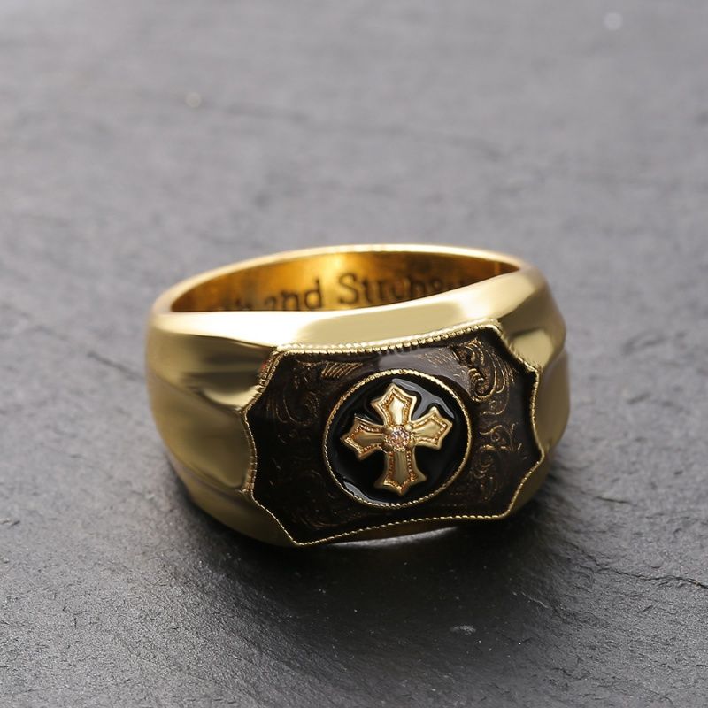 Creative faith cross ring