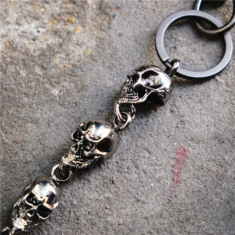 Skull head big ghost head dark hip-hop personality waist Pants Chain