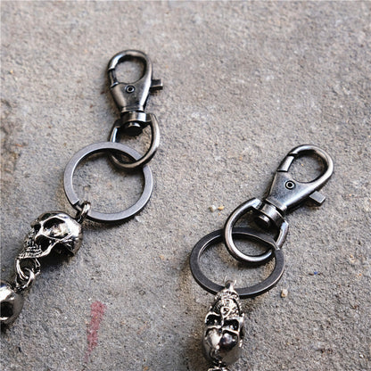 Skull head big ghost head dark hip-hop personality waist Pants Chain
