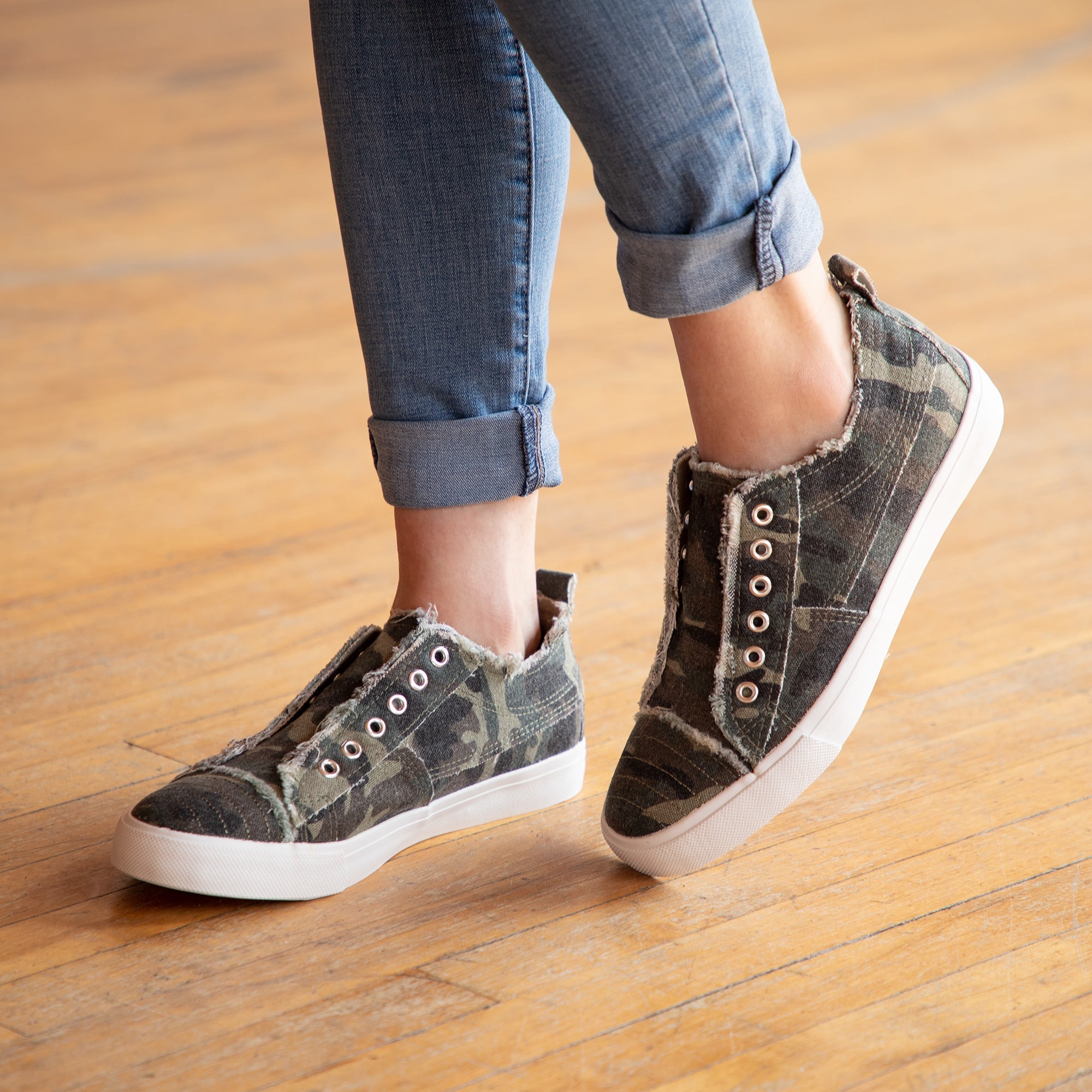 Girlie Girl&amp;trade; Slip-On Canvas Sneakers