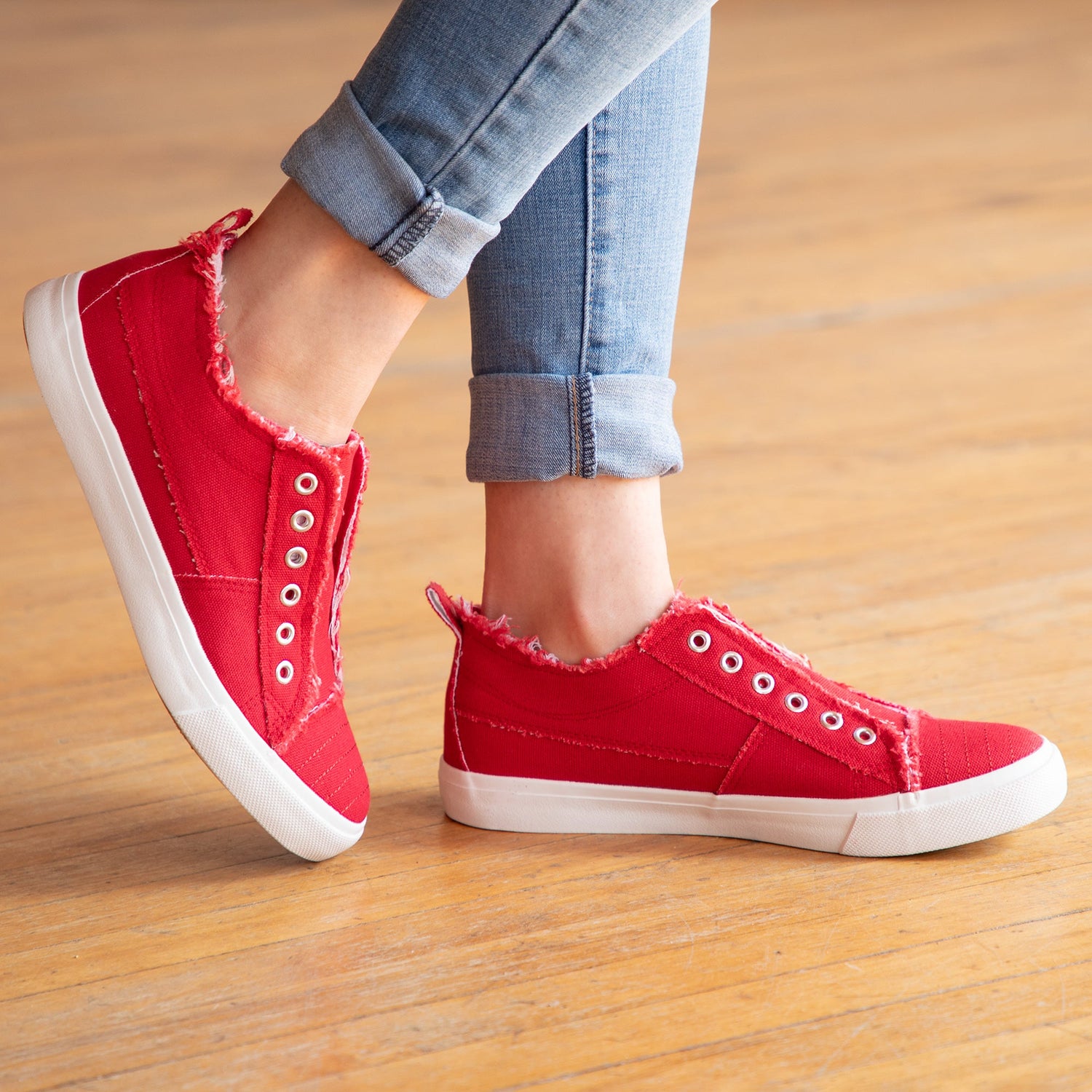 Girlie Girl&amp;trade; Slip-On Canvas Sneakers