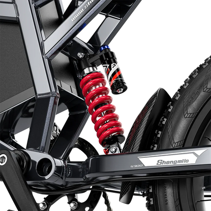 Shengmilo S900 Adult Electric Bicycle 1500W 60V30AH Battery Mountain Electric Bike 20 inch Fat Tire Ebike Electric Dirt Bike