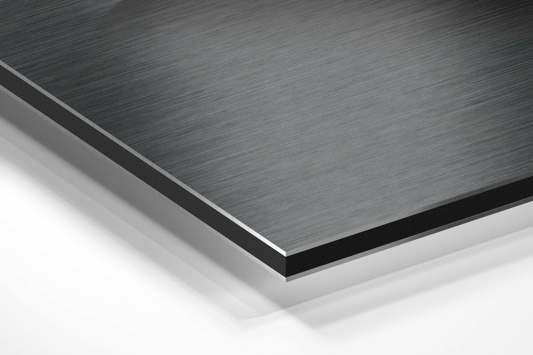 Loop Brushed Aluminium Dibond Wall Art