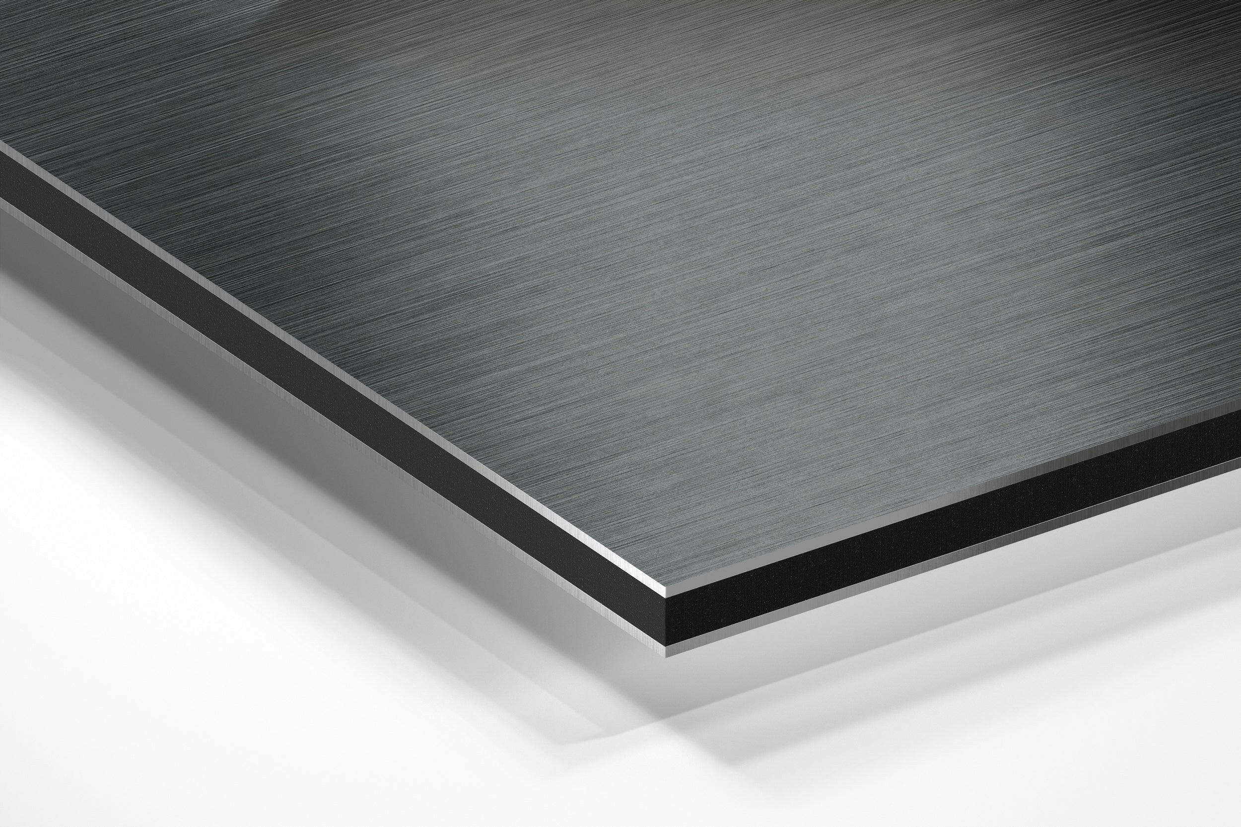 Loop Brushed Aluminium Dibond Wall Art