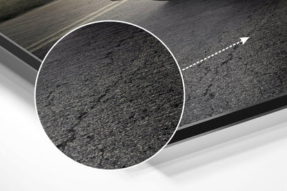 To the Road Brushed Aluminium Dibond Wall Art