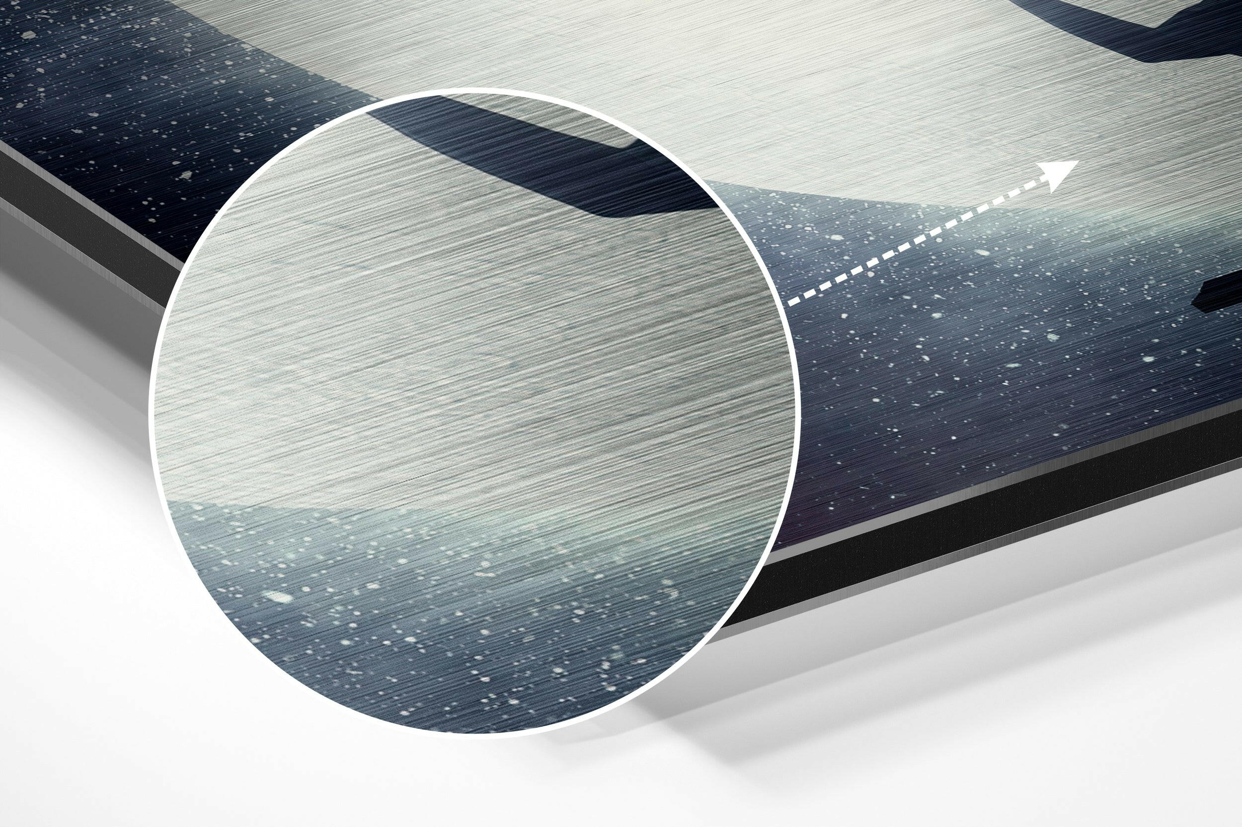 Balloon Brushed Aluminium Dibond Wall Art