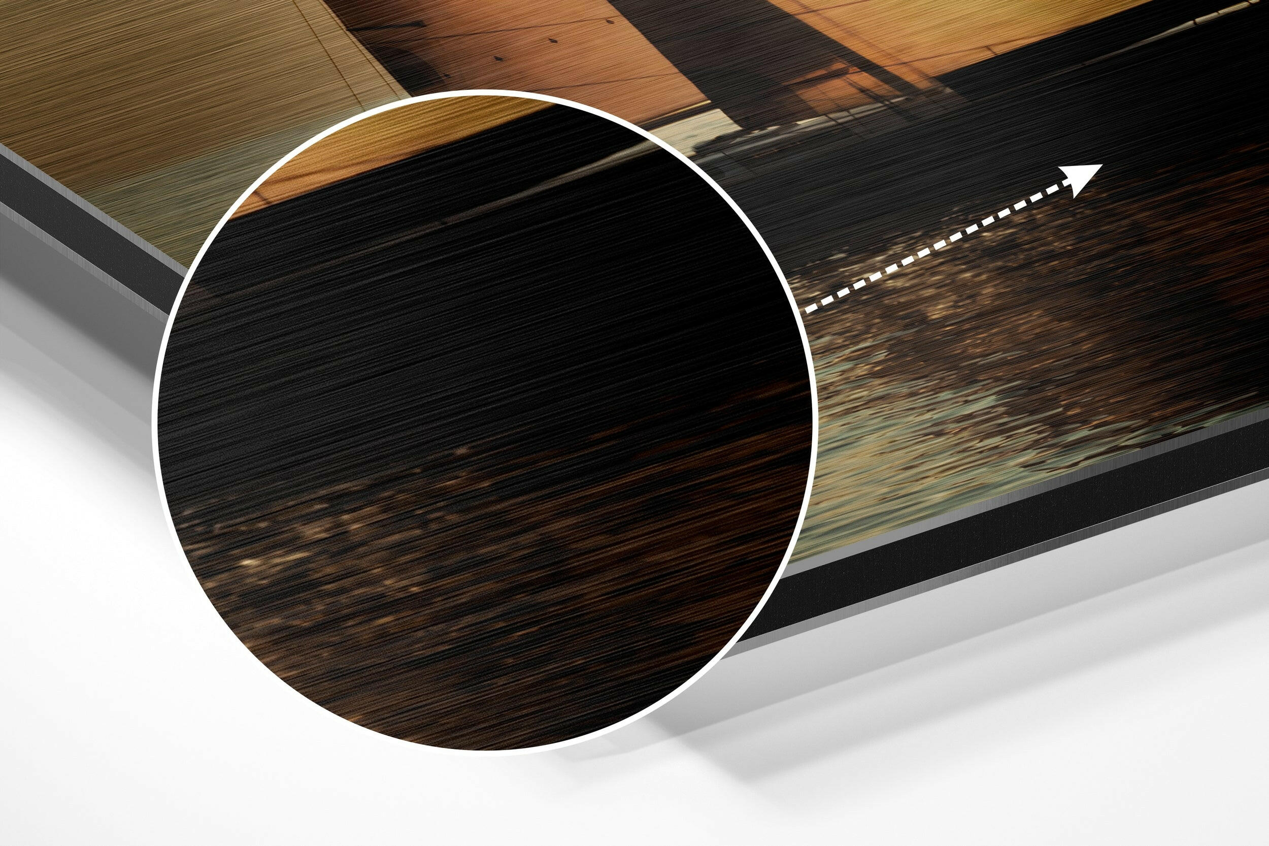 Sailing to Sunset Brushed Aluminium Dibond Wall Art