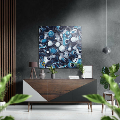 Evil Eyes Brushed Aluminium Dibond Wall Art