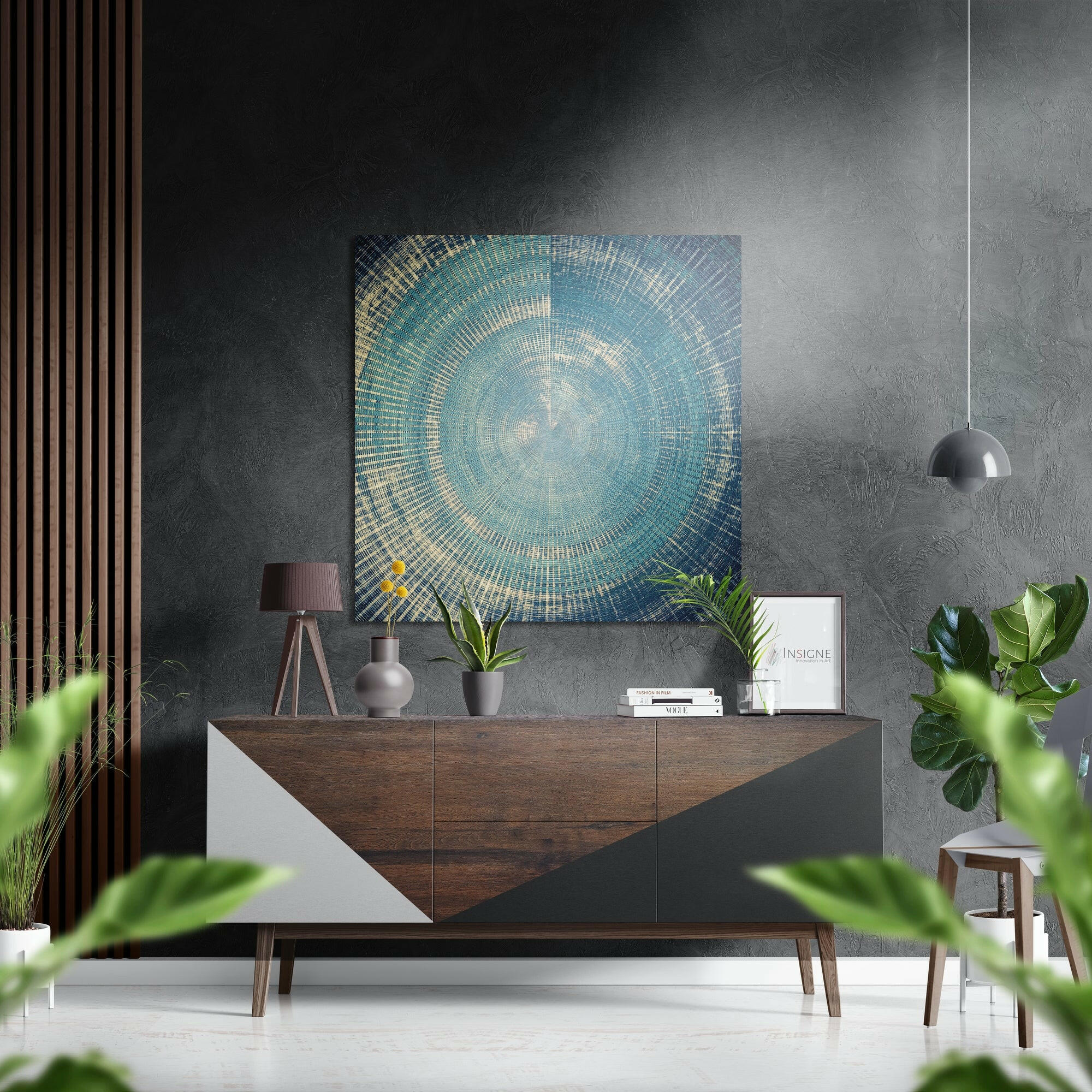 Texture Brushed Aluminium Dibond Wall Art