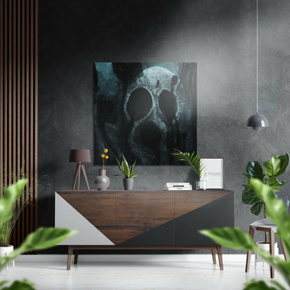 Scary Panda Brushed Aluminium Dibond Wall Art