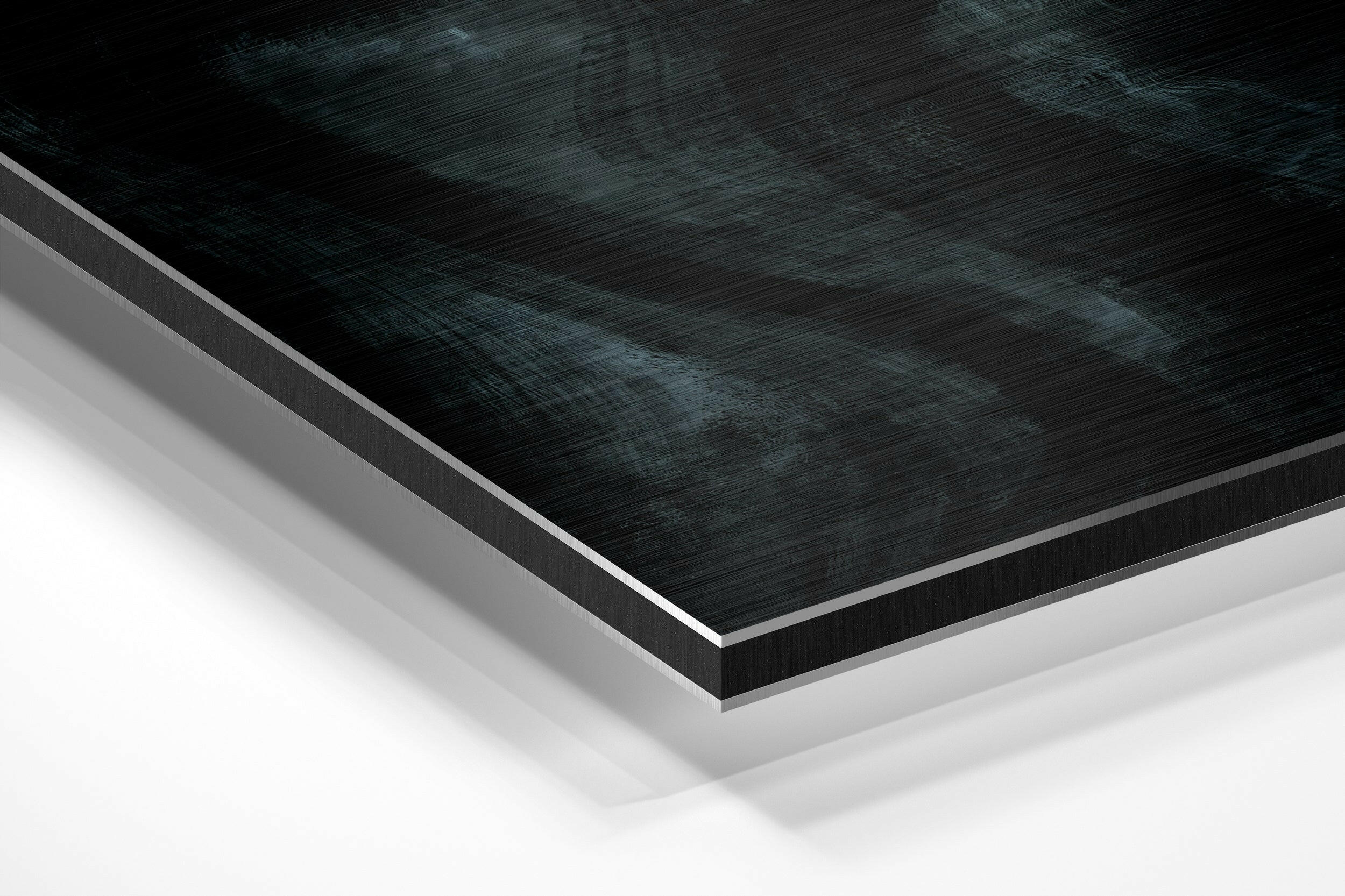 Scary Panda Brushed Aluminium Dibond Wall Art