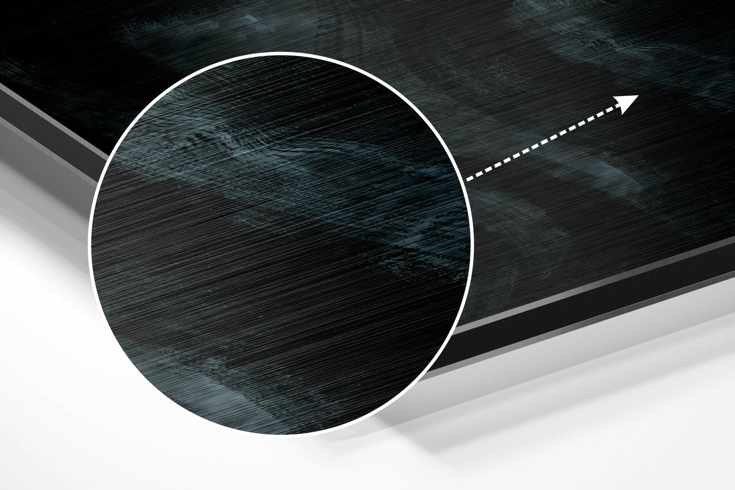 Scary Panda Brushed Aluminium Dibond Wall Art