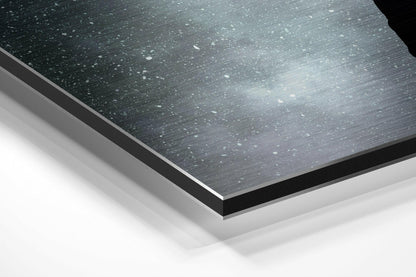 Up Brushed Aluminium Dibond Wall Art